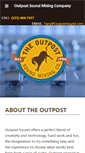 Mobile Screenshot of outpostsound.com